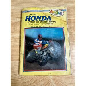 Clymer Honda Service, Repair, Performance 1980-1981 Book.